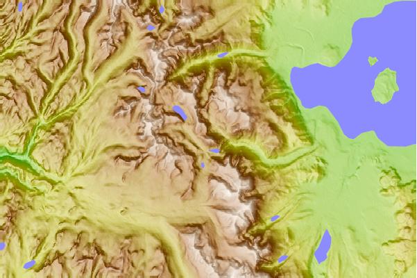 Surf breaks located close to Tioga Peak