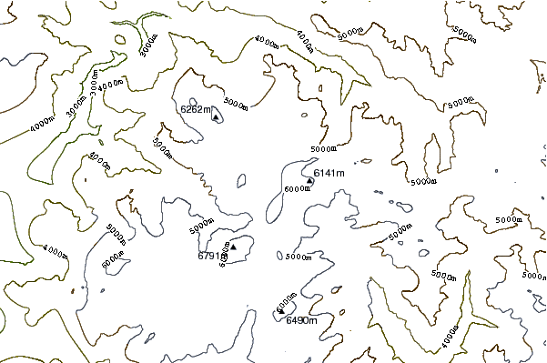 Mountain peaks around Tirsuli West