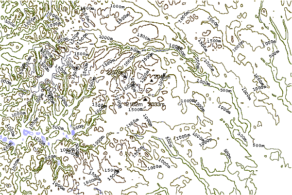 Mountain peaks around Tjørnholstind