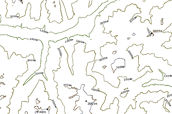 Mountain peaks around Tochuhorn