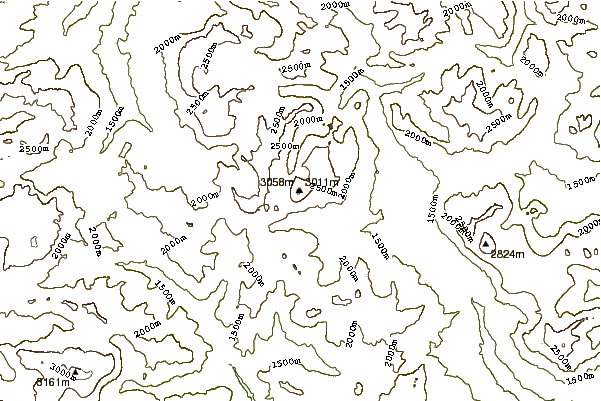 Mountain peaks around Tofane