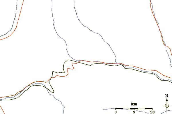 Roads and rivers around Tolosa