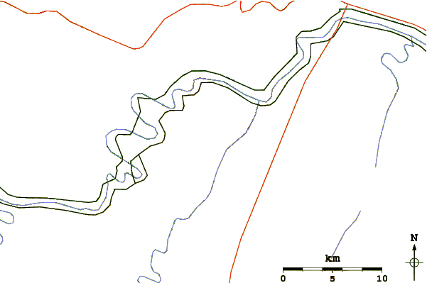 Roads and rivers around Tonoloway Ridge