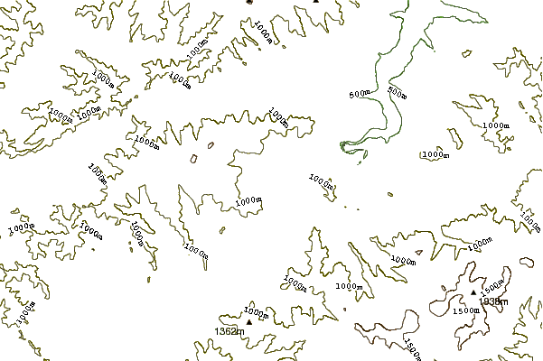 Mountain peaks around Tordoki Yani