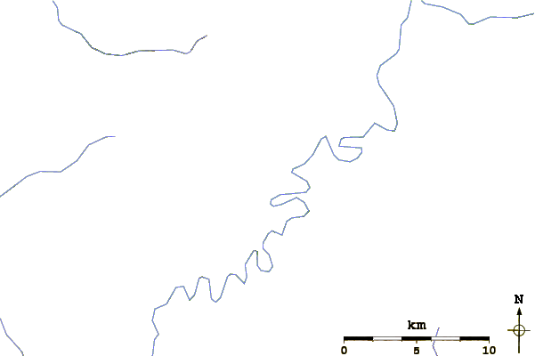 Roads and rivers around Tordoki Yani