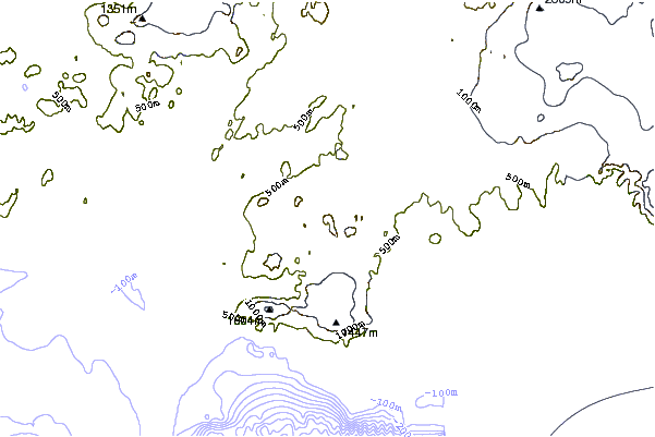 Mountain peaks around Torfajokull