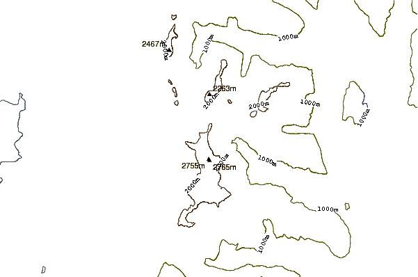 Mountain peaks around Torre Egger