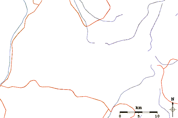 Roads and rivers around Toubkal