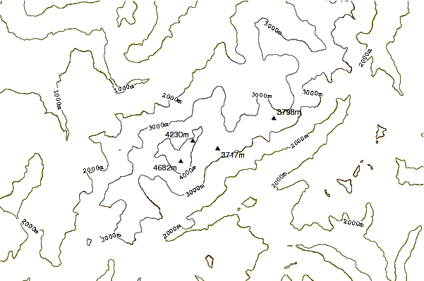 Mountain peaks around Tour Ronde