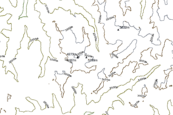 Mountain peaks around Tour de Boussine