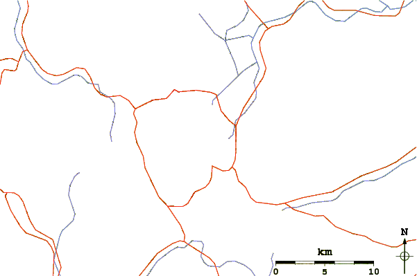 Roads and rivers around Towada