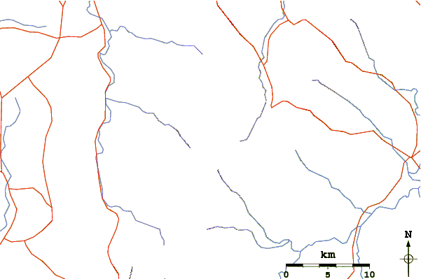 Roads and rivers around Trafonomby