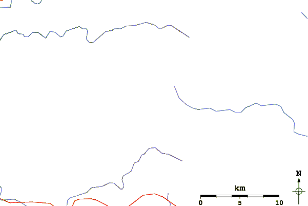 Roads and rivers around Trask Mountain