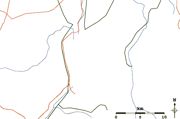Roads and rivers around Traunstein