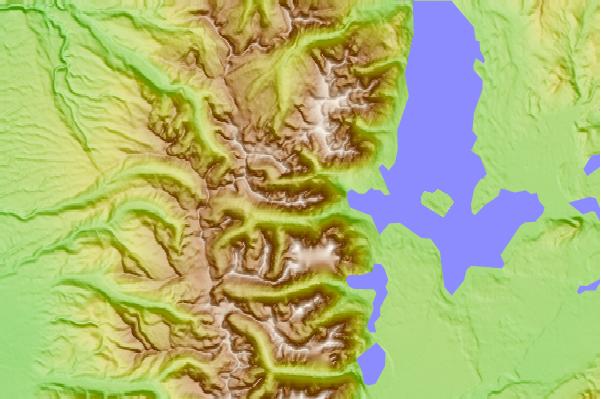 Surf breaks located close to Traverse Peak