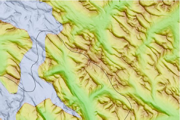 Surf breaks located close to Treadmill Ridge