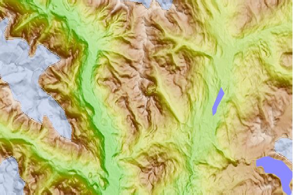 Surf breaks located close to Tricouni Peak