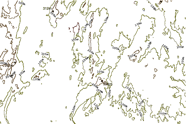 Mountain peaks around Trimountain