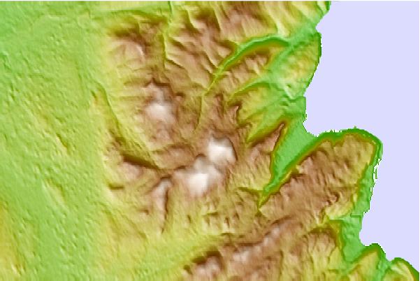 Surf breaks located close to Trostan