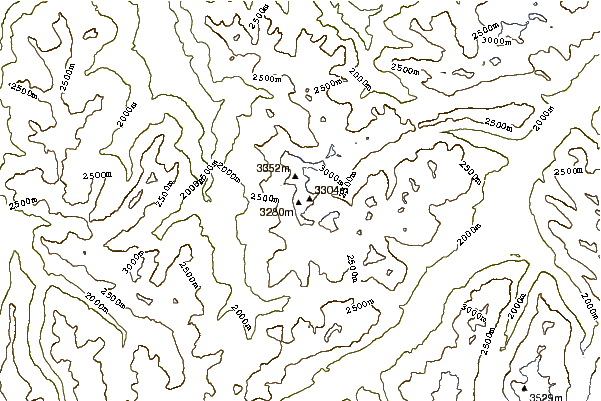 Mountain peaks around Tschima da Flix