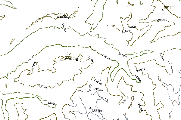 Mountain peaks around Tschingel