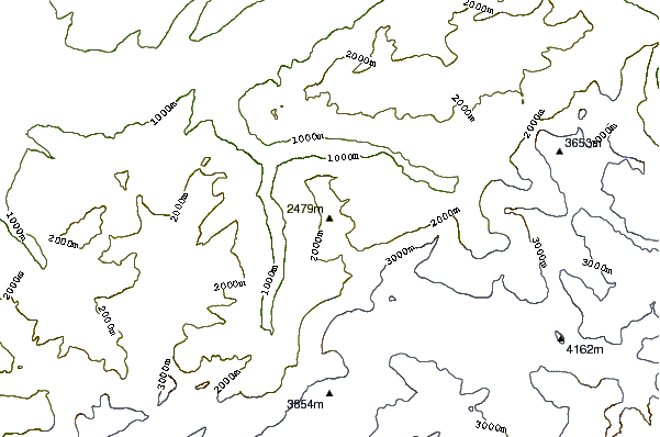 Mountain peaks around Tschuggen