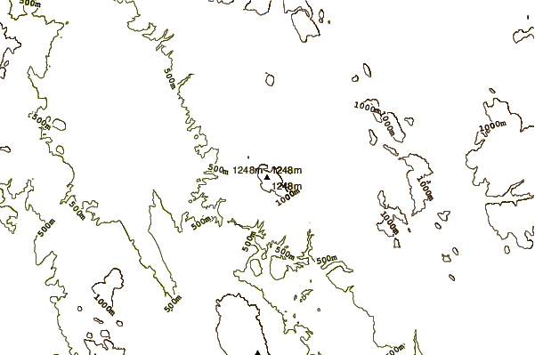 Mountain peaks around Tsemperou