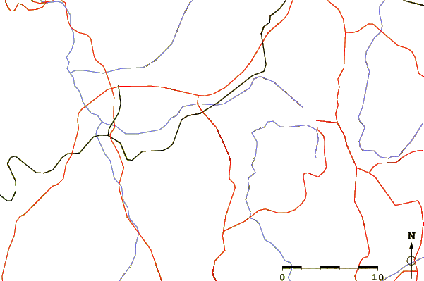 Roads and rivers around Tsemperou