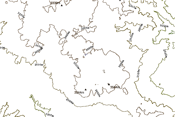 Mountain peaks around Tskhouk-Karckar