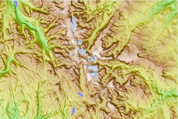 Surf breaks located close to Turret Peak (Wyoming)