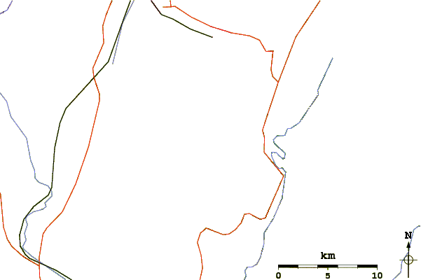 Roads and rivers around Tussey Mountain