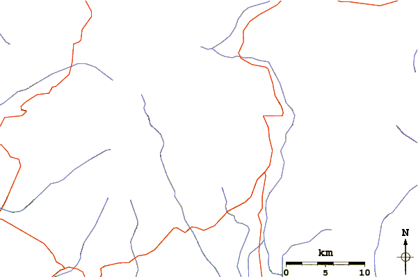 Roads and rivers around Tutupaca