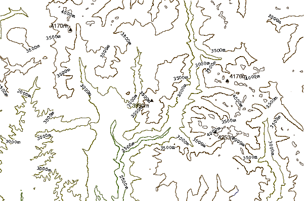 Mountain peaks around Twilight Peak