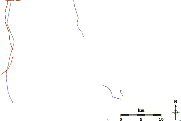 Roads and rivers around Udren Zom