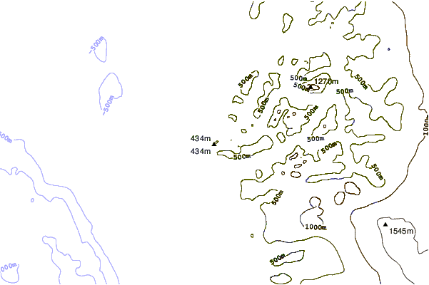 Mountain peaks around Ukkusissat (mountain)