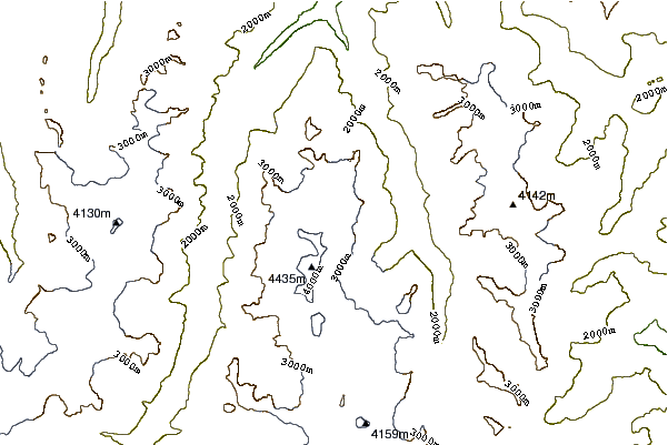 Mountain peaks around Ulrichshorn