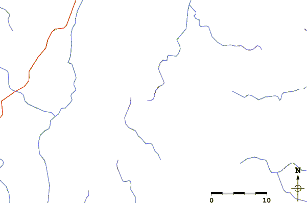 Roads and rivers around Ulu Titi Basah