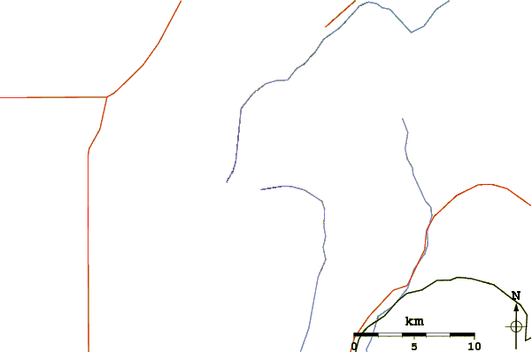 Roads and rivers around Un 13-828