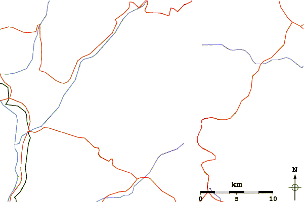 Roads and rivers around Unden