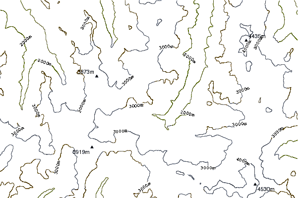 Mountain peaks around Unter Gabelhorn