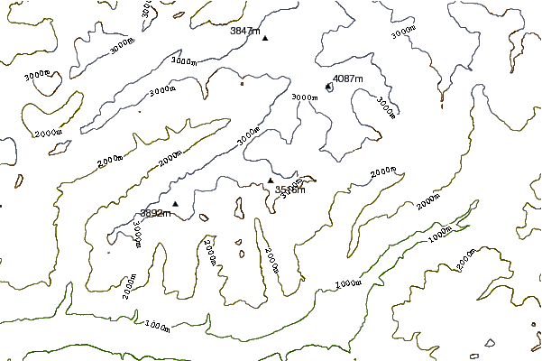 Mountain peaks around Unterbächhorn