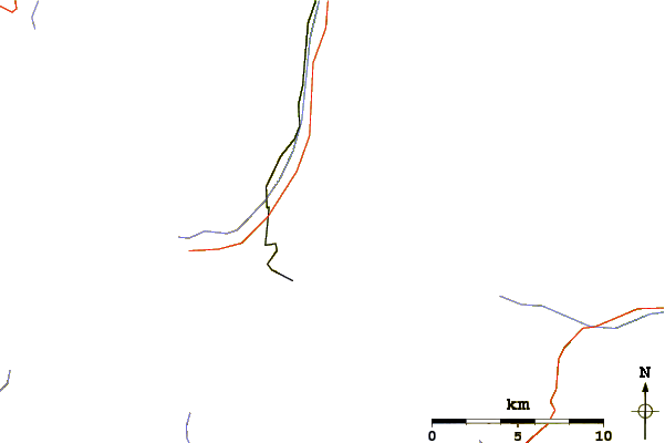 Roads and rivers around Unterrothorn