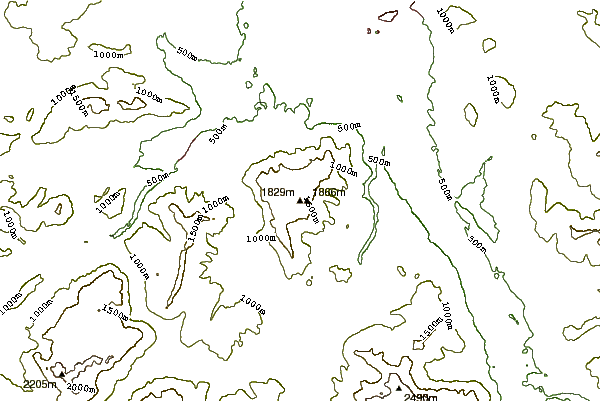 Mountain peaks around Untersberg