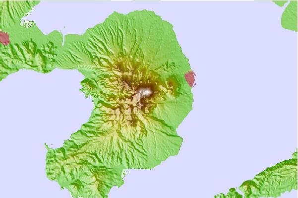 Surf breaks located close to Unzen