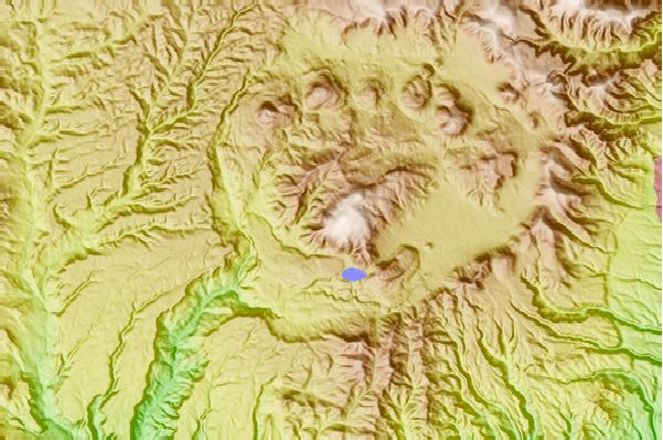 Surf breaks located close to Valles Caldera