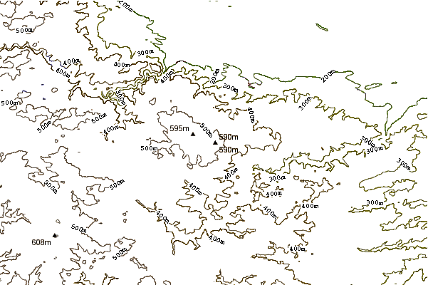 Mountain peaks around Viktorshöhe