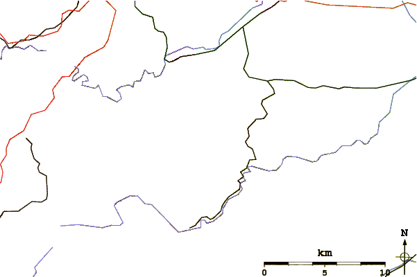 Roads and rivers around Viktorshöhe