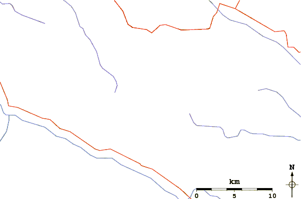 Roads and rivers around Vinegar Hill