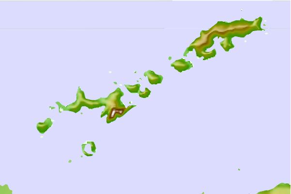 Surf breaks located close to Viskyar Ridge