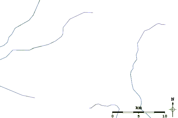 Roads and rivers around Visokiy